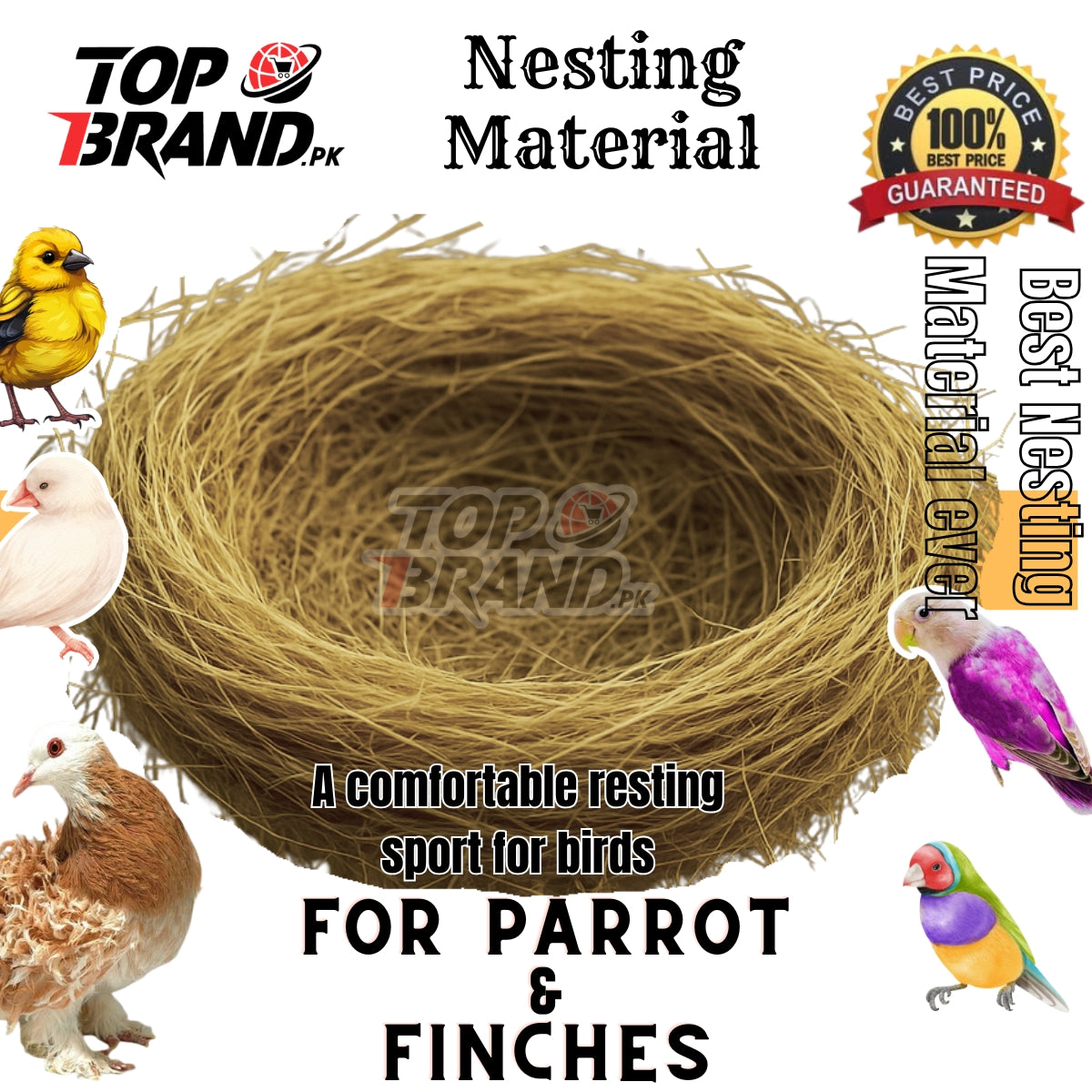 Nesting Material for Doves, Finches & Love Birds