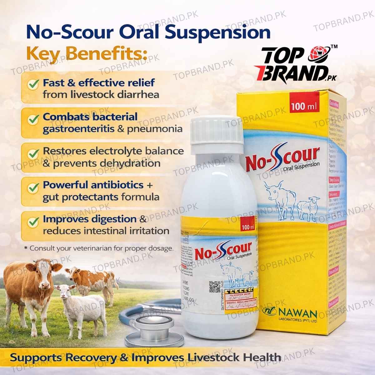 No-Scour Oral Suspension 100ml