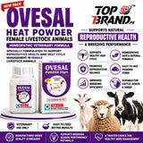 Ovesal 20g Heat Powder for Female Livestock Animals
