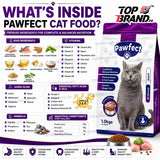 Pawfect Adult Cat Food 1kg – Chicken Flavour Complete & Balanced Nutrition