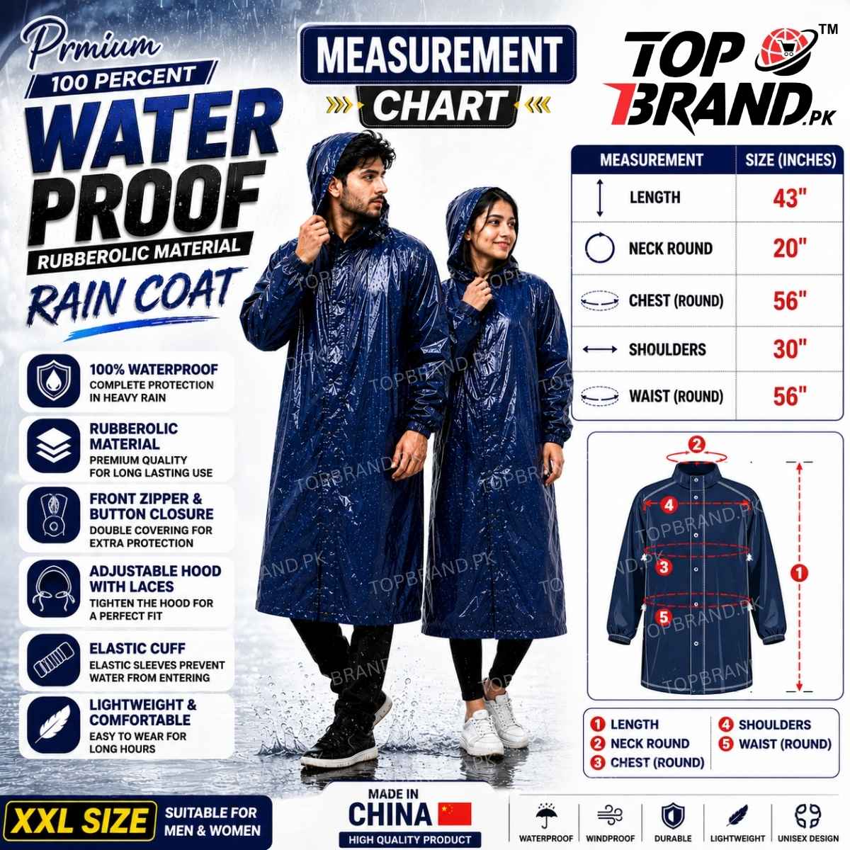 Premium Waterproof Rain Coat for girls
Rain Suit, Rain Coat, Water proof Rain Suit, Premium Quality Rainsuit, Large Size Rain Suit, Top Quality Rain Suit, Premium Quality Rain suit, imported rin suit, imported quality rain suit, high rated rain suit, Water Proof Rain coat, premium quality rain coat, pvc rain coat, imported rain coat,high quality rain coat, Brsati, Waterproof Rubberolic PVC  Long Rain Coat with Hood