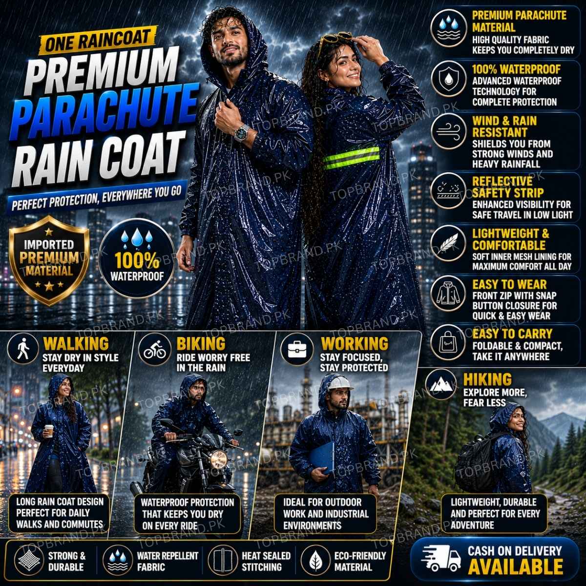Premium Waterproof Rain Coat for girls
Rain Suit, Rain Coat, Water proof Rain Suit, Premium Quality Rainsuit, Large Size Rain Suit, Top Quality Rain Suit, Premium Quality Rain suit, imported rin suit, imported quality rain suit, high rated rain suit, Water Proof Rain coat, premium quality rain coat, pvc rain coat,imported rain coat,high quality rain coat, Brsati