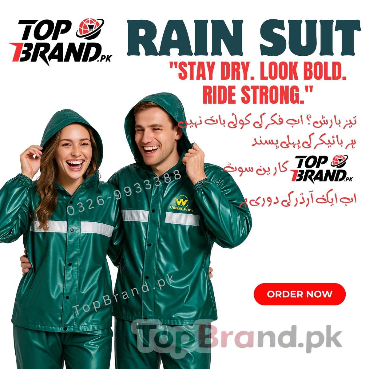 Premium Waterproof Rain Suit for Men & Women