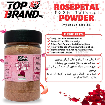 Premium Rose Petal Powder / Gulab Powder