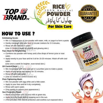 Premium Quality Rice Powder for Skincare & Cooking Ingredients