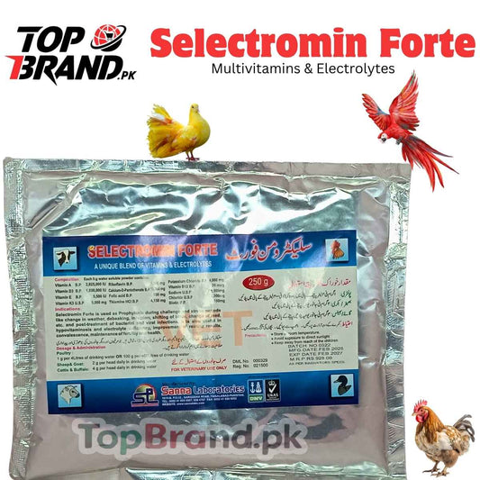 Selectromin Forte – Multivitamin & Electrolyte Powder for Poultry & Livestock