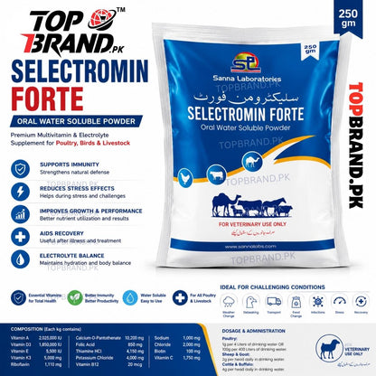 Selectromin Forte – Vitamin & Electrolyte 250g