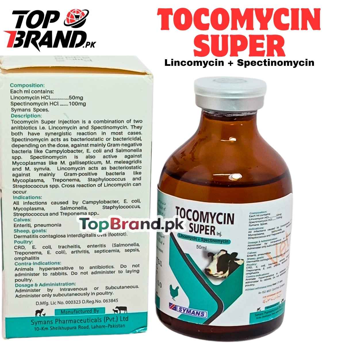 TOCOMYCIN SUPER (Lincomycin + Spectinomycin)
