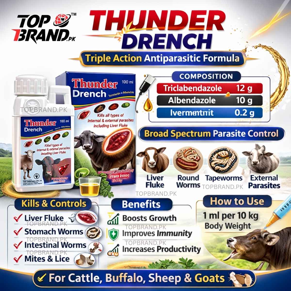 Thunder Deworming Drench