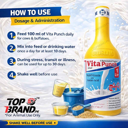 Vita Punch | Meat Growth, Weight Gain and Milk Production Booster
