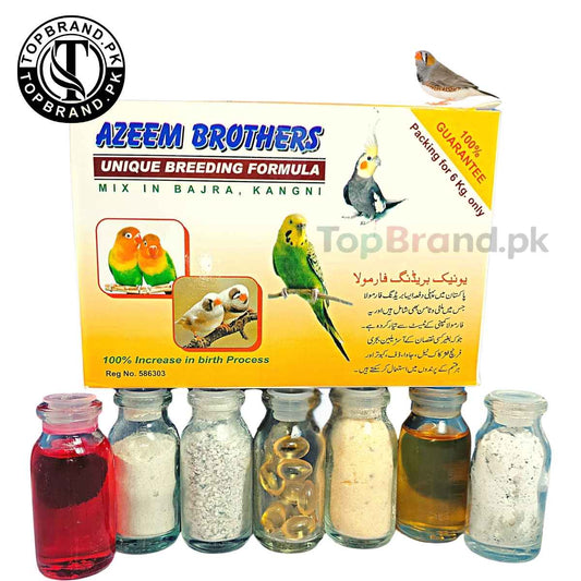 Bird Breeding Formula
Fertility Boost for Birds
Eggshell Strength Supplement
Breeding Supplements for Parrots
Fancy Bird Breeding Support
Unique Bird Nutrition Formula
Breeding Success for Birds
Vitamins for Bird Fertility
Bird Reproductive Health Formula
Nutritional Boost for Breeding Birds